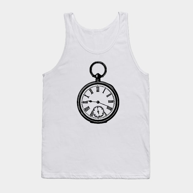 Vintage Pocket Watch Tank Top by Vintage Boutique